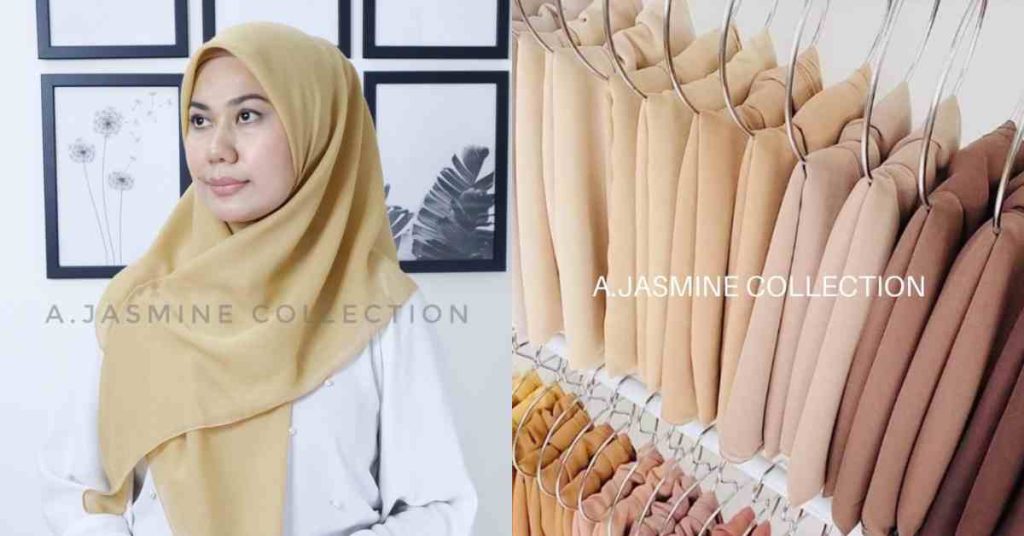 tudung warna nude